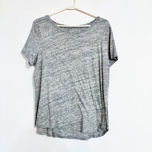 Old Navy Grey Women’s Everyday Wear Short Sleeve T-Shirt Size L